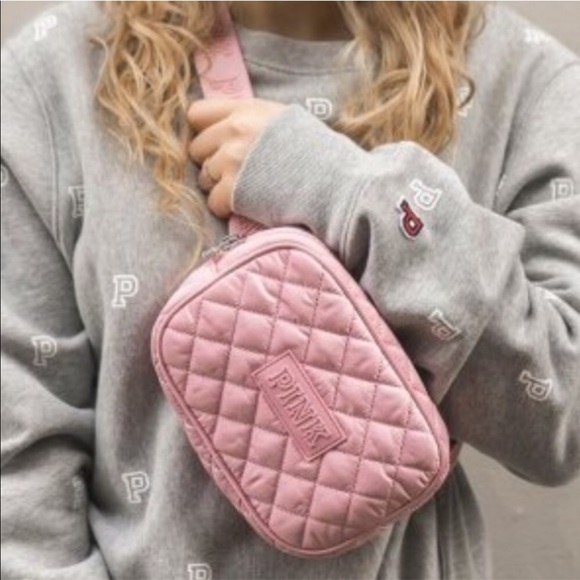 Pink waist belt bag - Picture 3 of 8